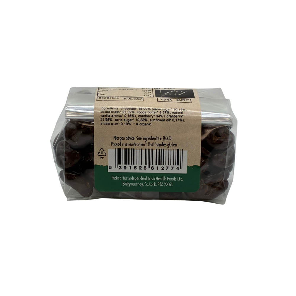Dark Chocoloate Cranberry (Org) 52316A