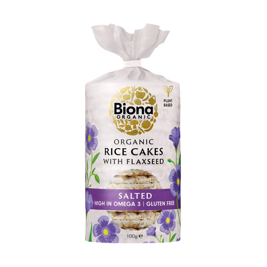 Rice Cakes With Flaxseed (Org) 52372A