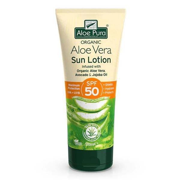 Aloe Vera Sun Lotion SPF 50 (Org) 47730A