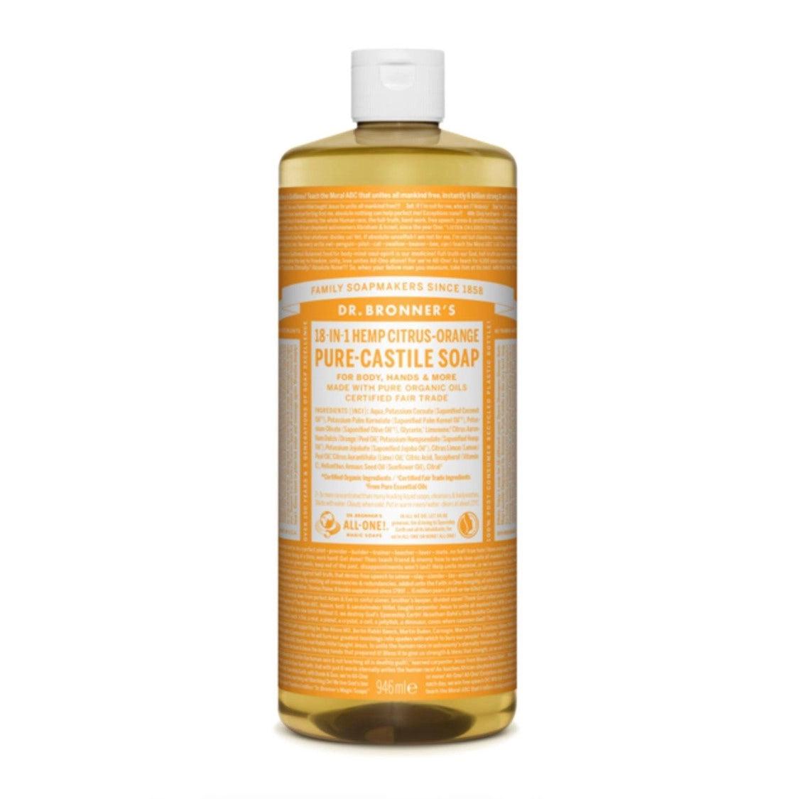 Citrus Castile Liquid Soap (Org) 40254A