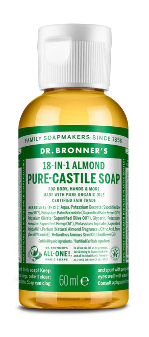 Almond Castile Liquid Soap (Org) 40055A