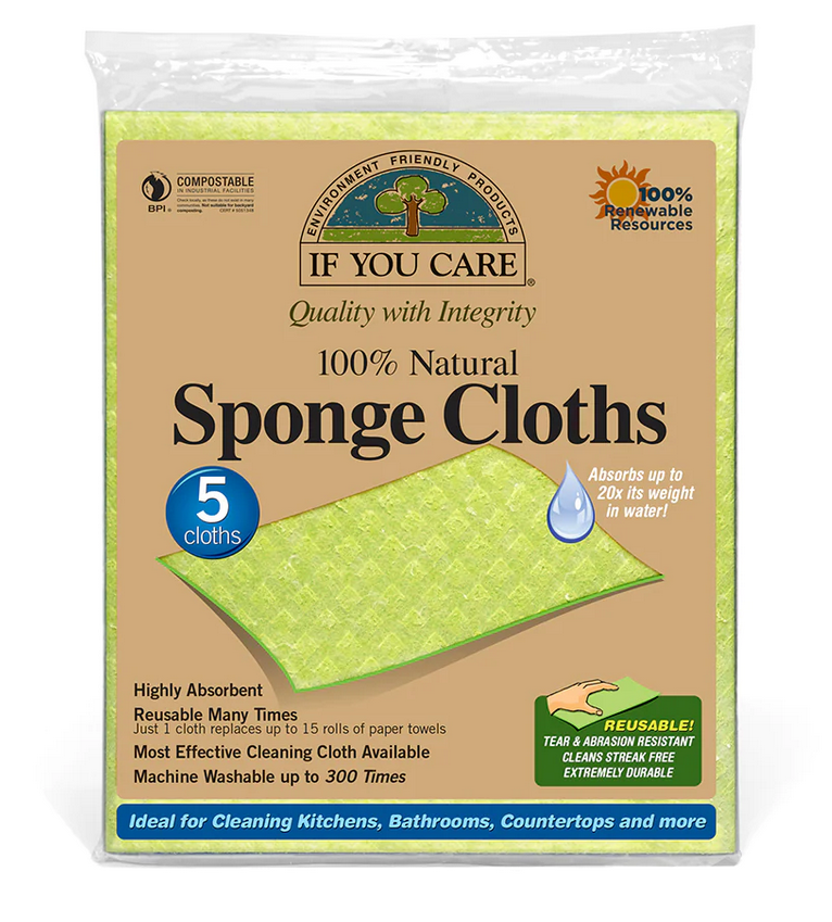 Natural Sponge Cloths Cotton/Cellulo 42581B