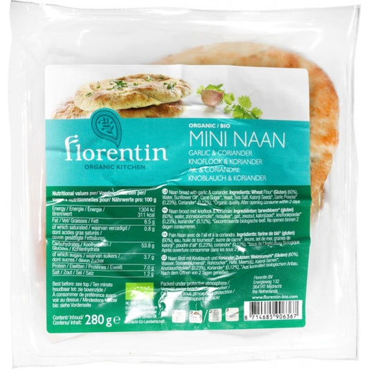 Mini Naan Bread Gar & Coriander (Org 45953A