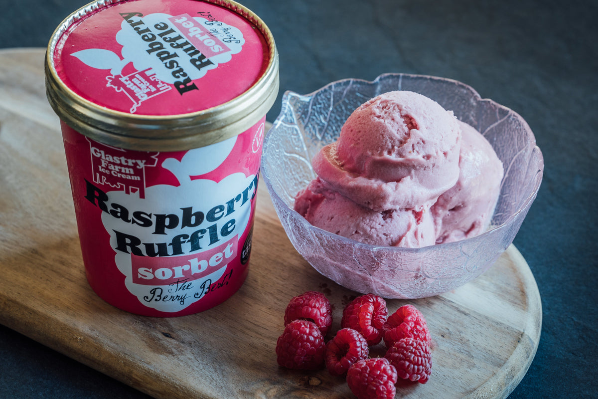 Rasp Ruffle Raspberry Ruffle Sorbet 52001B – Independent Irish Health Foods