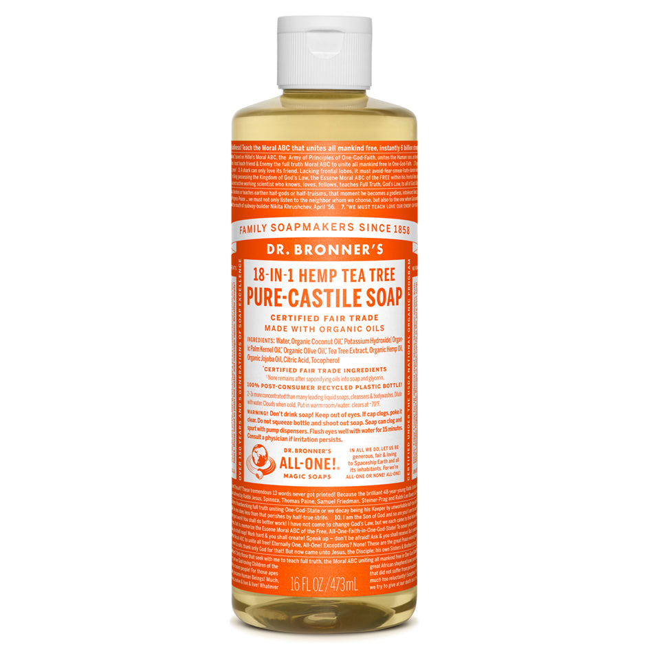 Tea Tree Castile Liquid Soap (Org) 40280A