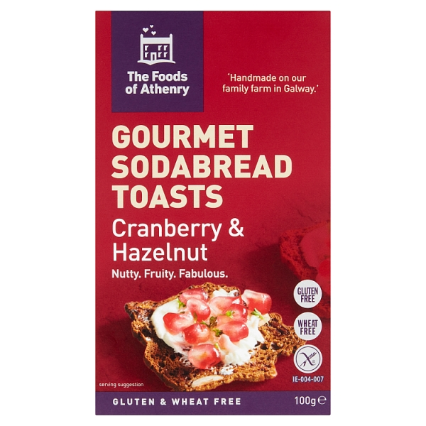 Cranberry/Hazelnut Gourmet Toasts GF 34204B