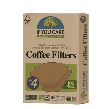 Coffee Filters Large(No4)Unbleached 17130B