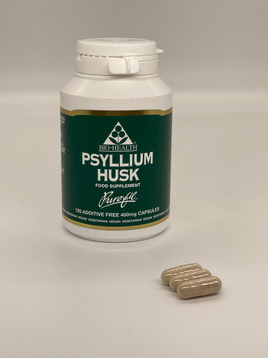 Psyllium Husk 400mg Capsules 13236B Default Title / 1x120Caps