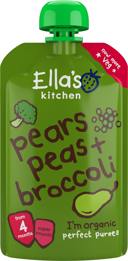 Broccoli, Pear & Pea Baby Food (Org) 13374A