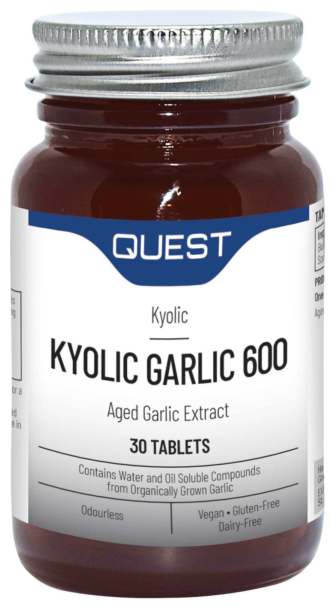 Kyolic Garlic 600mg 13750B Default Title / 1x30Tabs