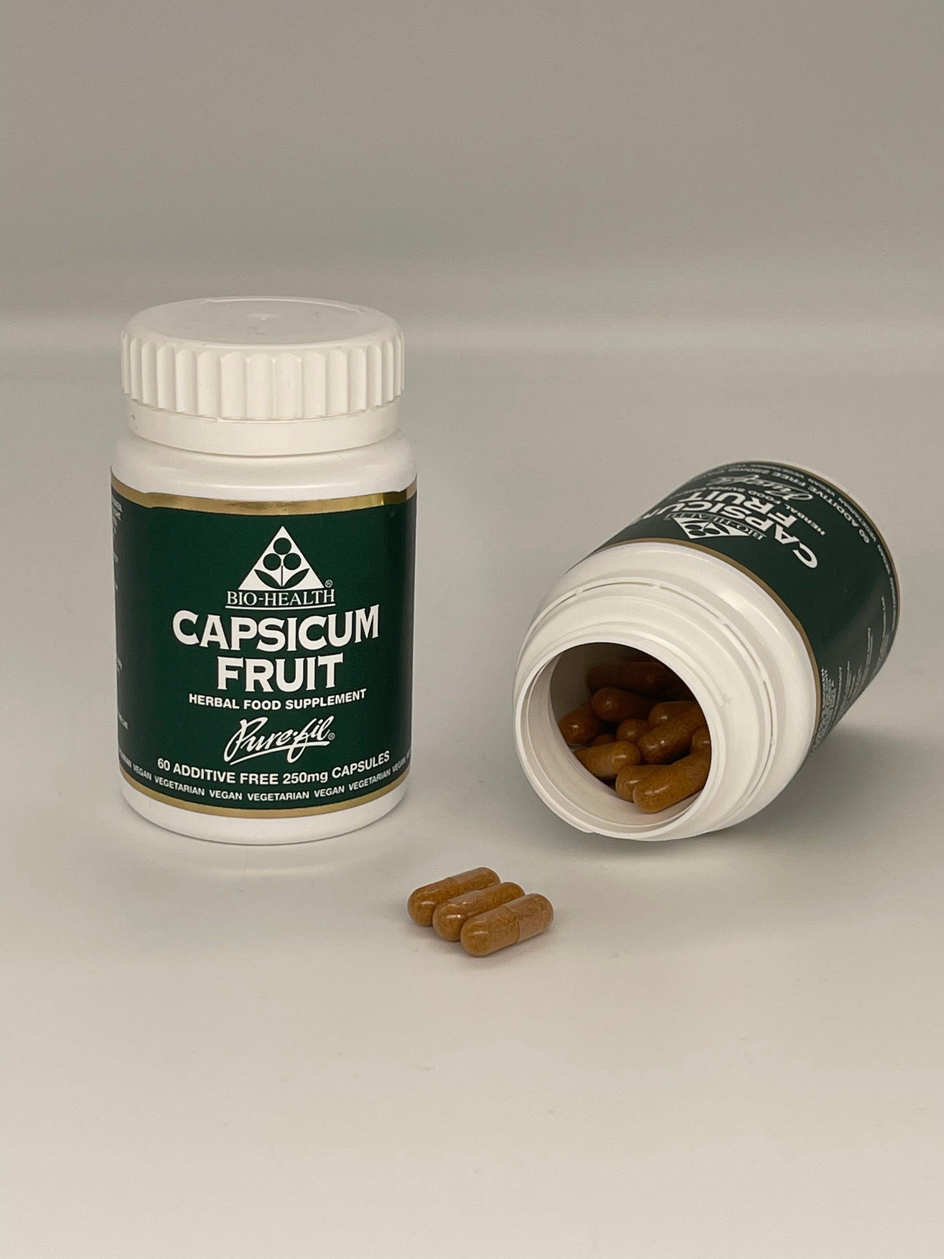 Capsicum Fruit 250mg Capsules 16351B Default Title / 1x60caps