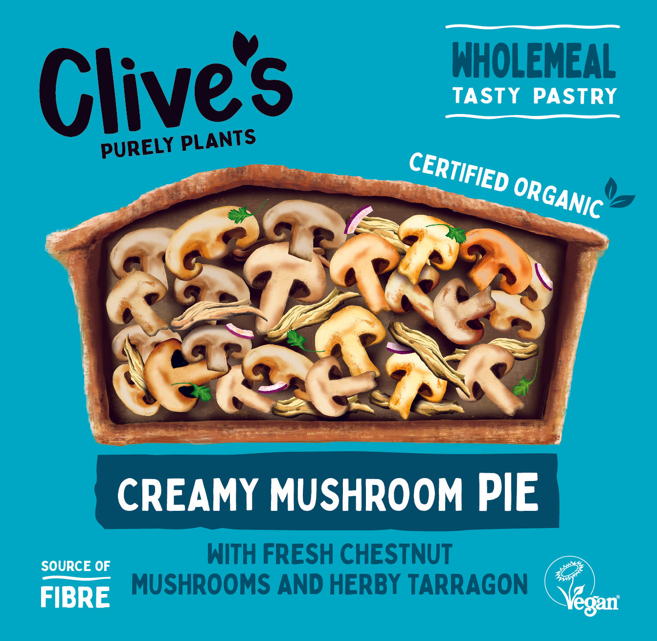 Creamy Mushroom Pie (Org) 16432A