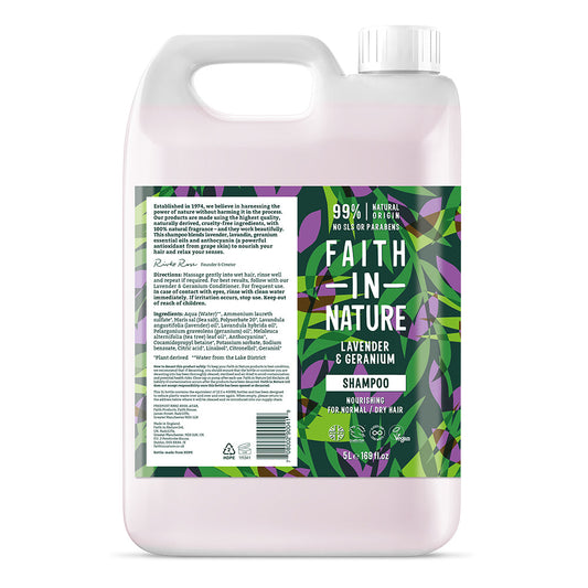 Lavender Geranium Shampoo 5L 23955B Default Title / 1x5L