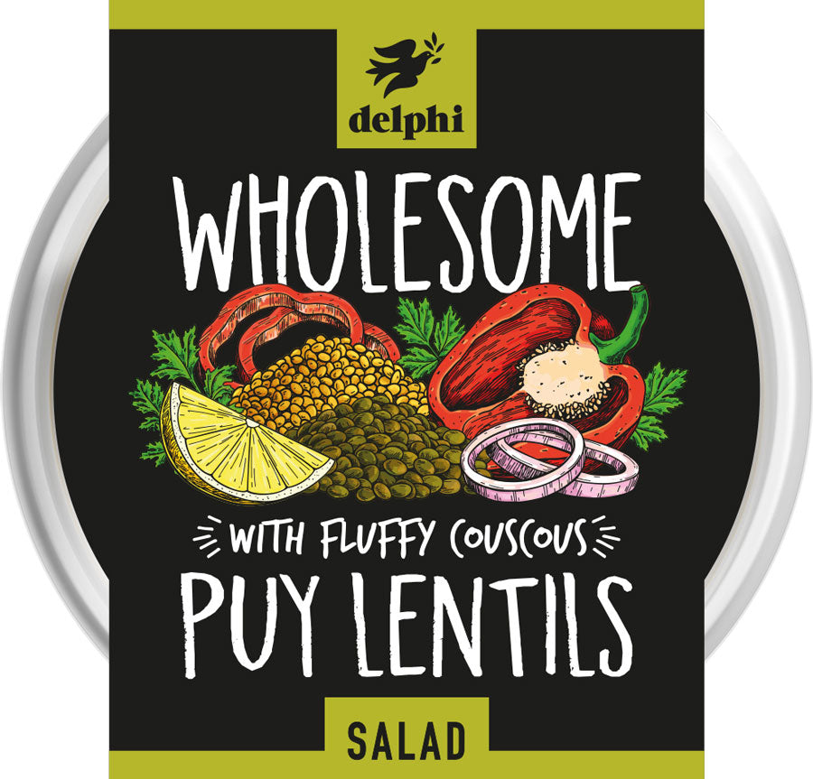 Puy Lentil & Couscous Salad 28016B Default Title / 1x185g