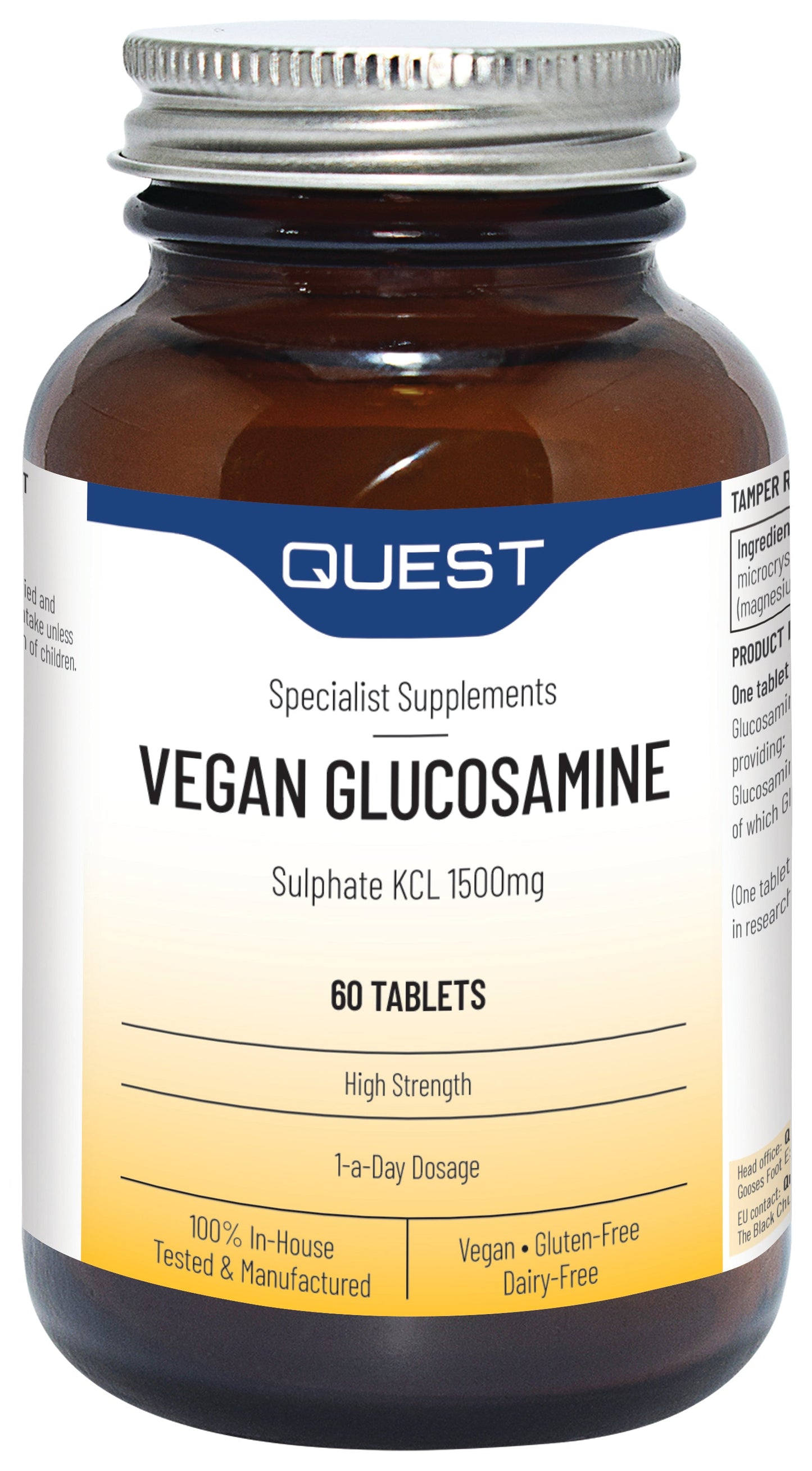 Glucosamine Sulphate 1500mg  28213B Default Title / 1x60Tabs