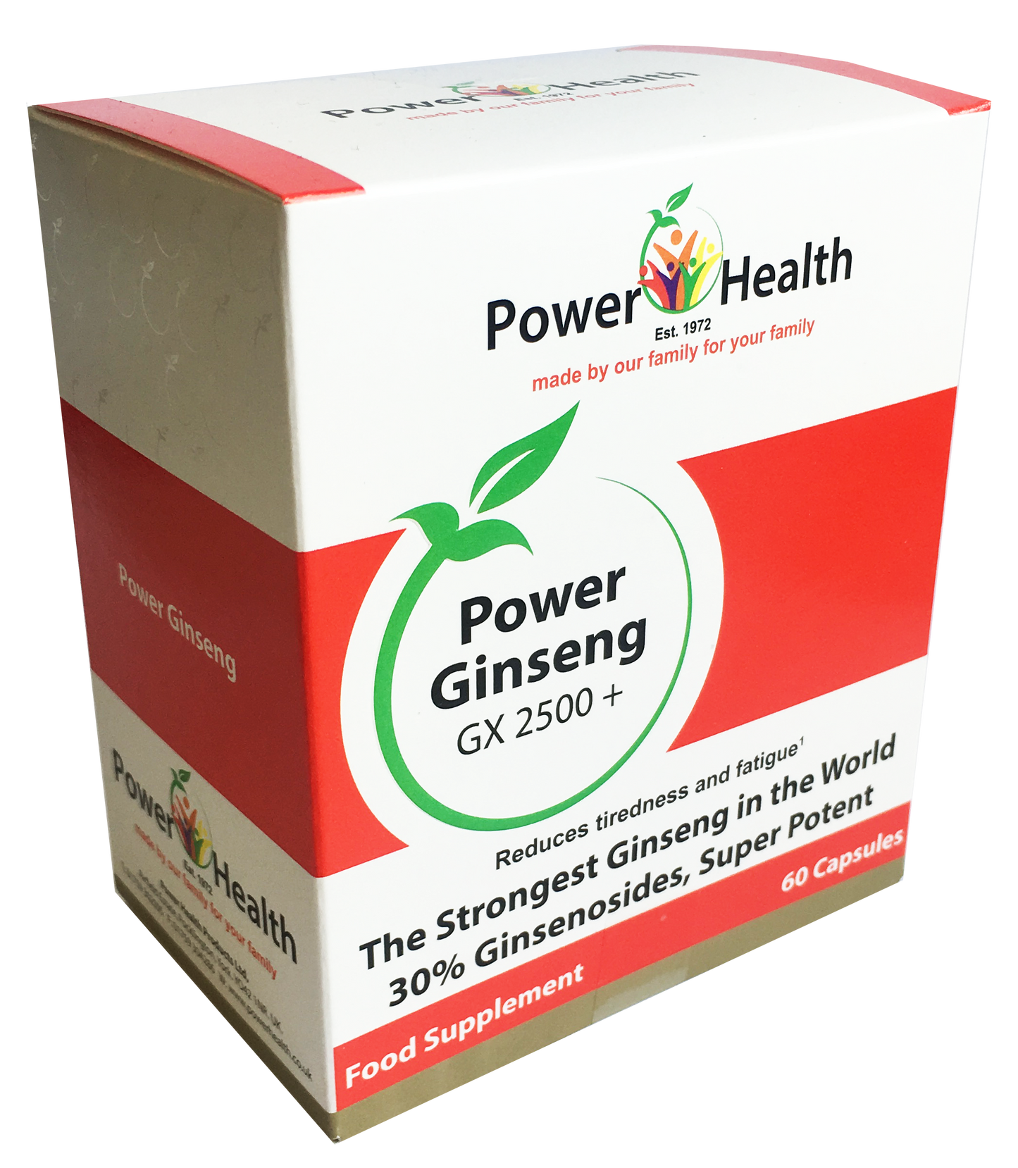 Korean Ginseng GX2500+ Capsules 31435B