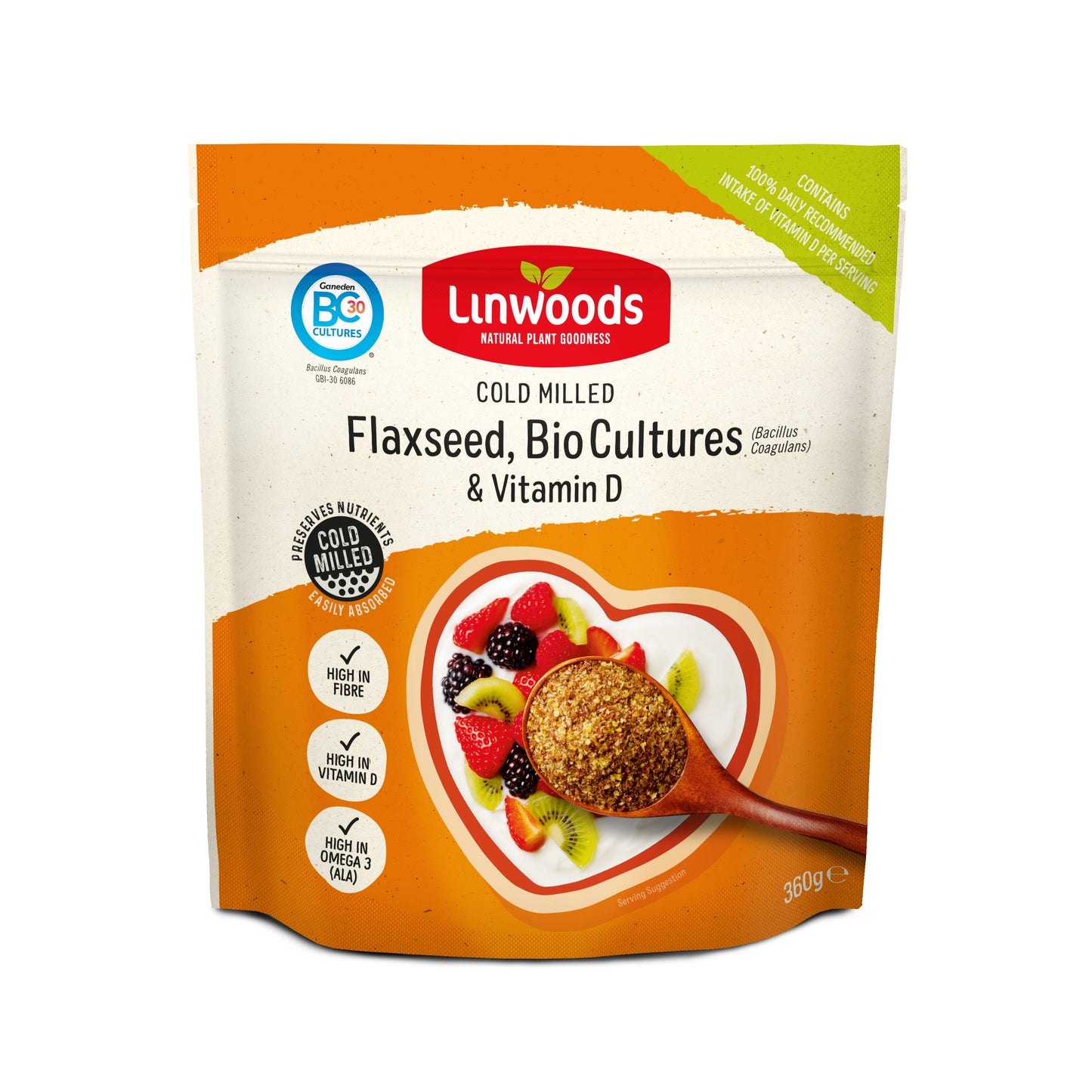 Flaxseed, Probiotic & Vitamin D 34900B