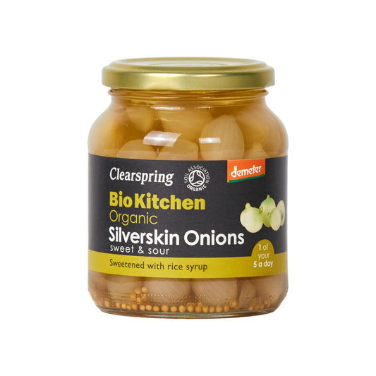 Silverskin Onions Sweet & Sour (Org) 38957A