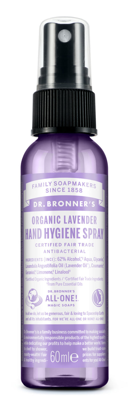 Lavender Hand Sanitiser (Org) 40072A Default Title / 1x59ml