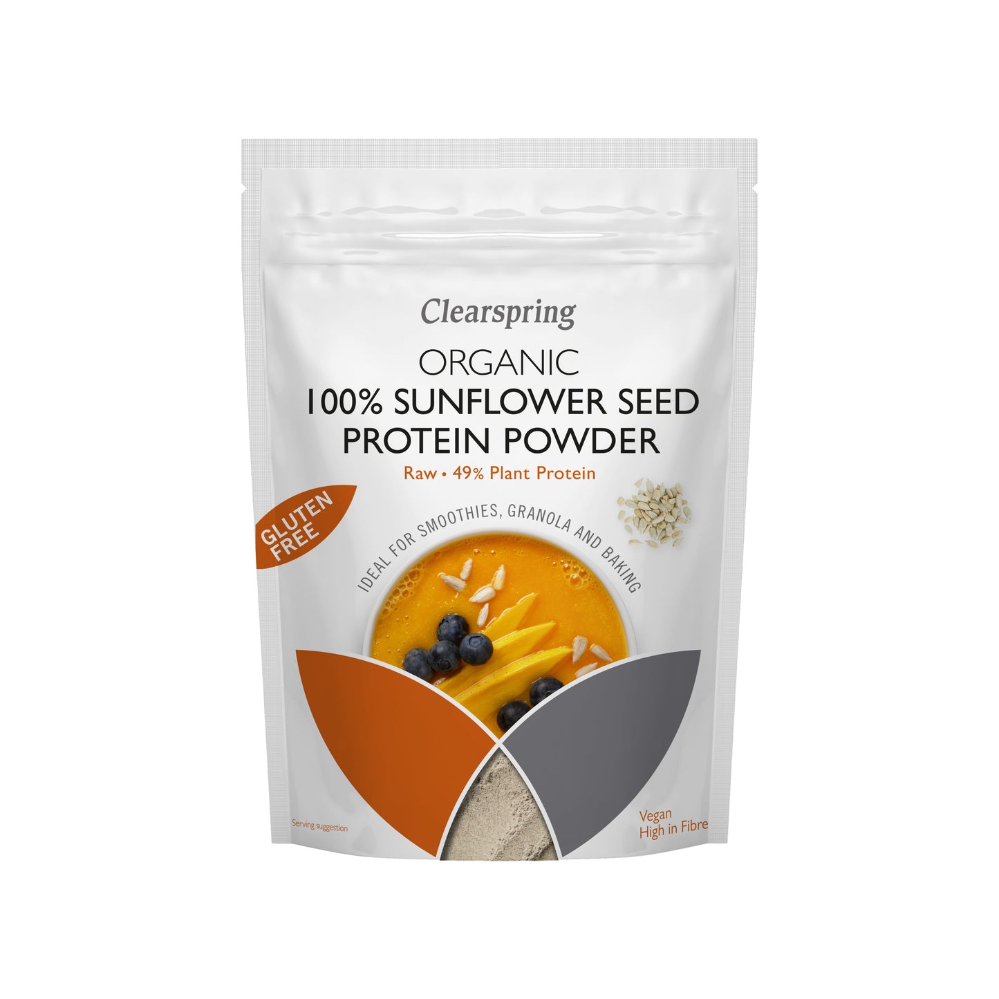 Protein Powder Sunflower (Org) RAW 40640A Default Title / 1x350g