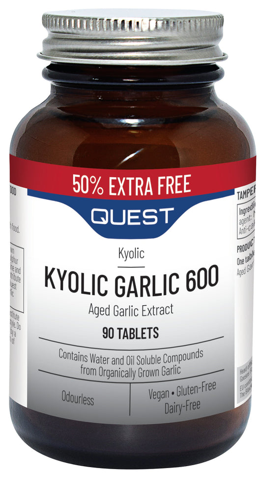 Kyolic Garlic 600mg 50% Xtra 40794B Default Title / 60+30Tabs