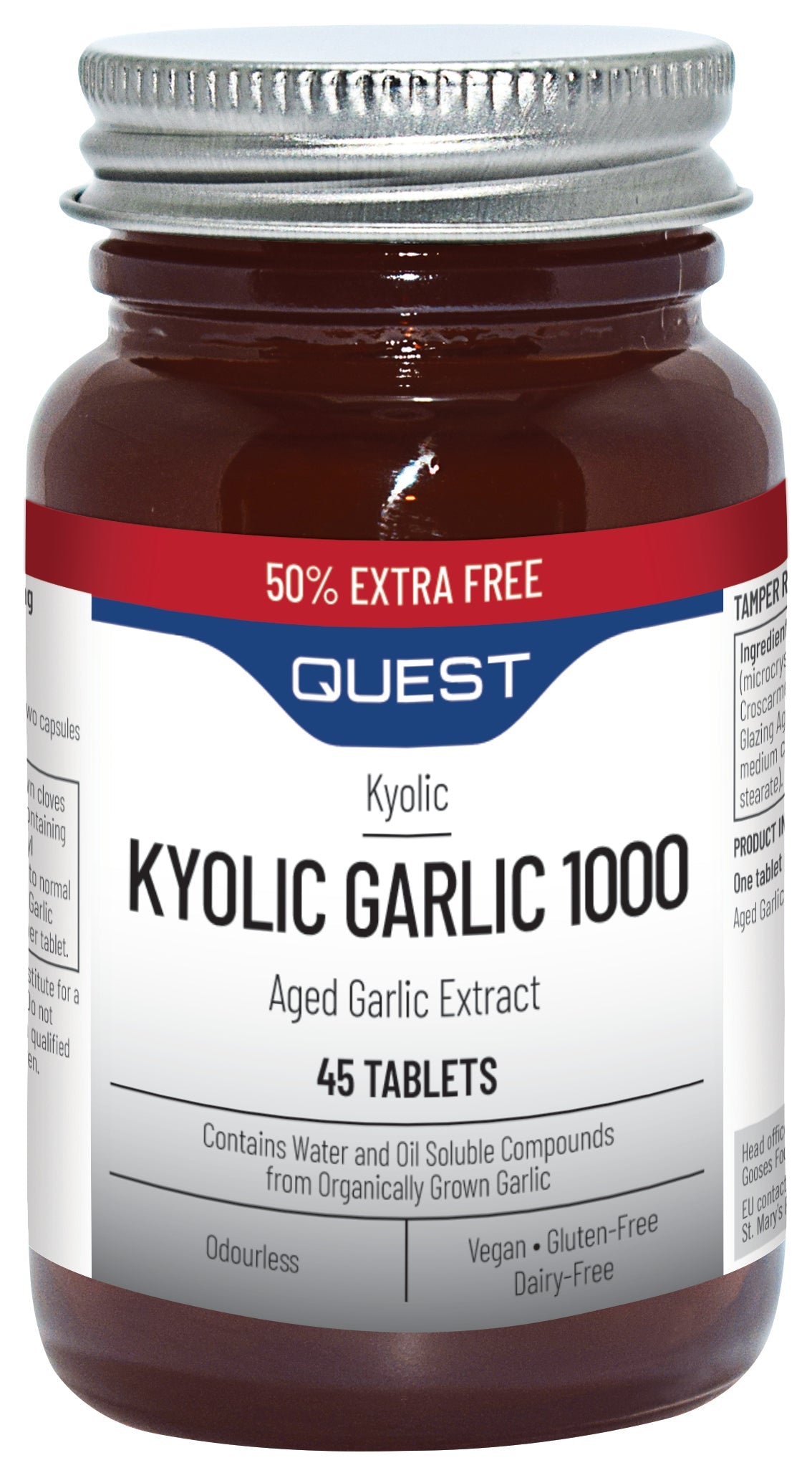 Kyolic Garlic 1000mg 50% Xtra 40795B