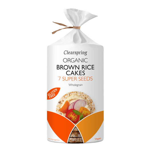 Brown Rice Cakes 7 Super Seeds 41302A Default Title / 6x120g