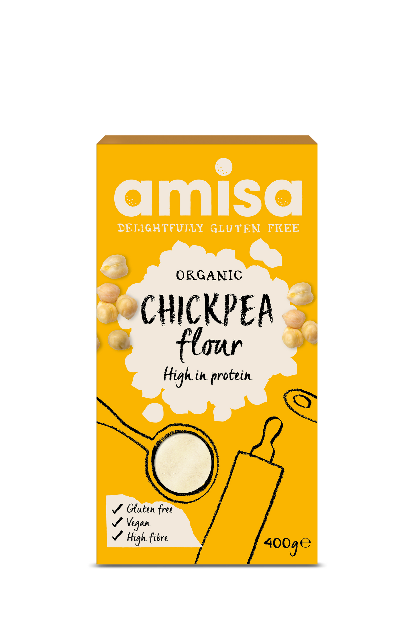 Amisa Chick Pea Flour GF (Org) 41713A