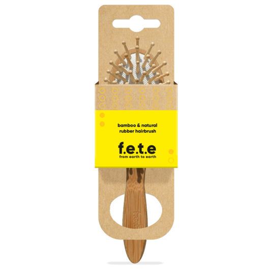 FETE Round Small Bamboo Brush (18cm  46034A Default Title / 1x1