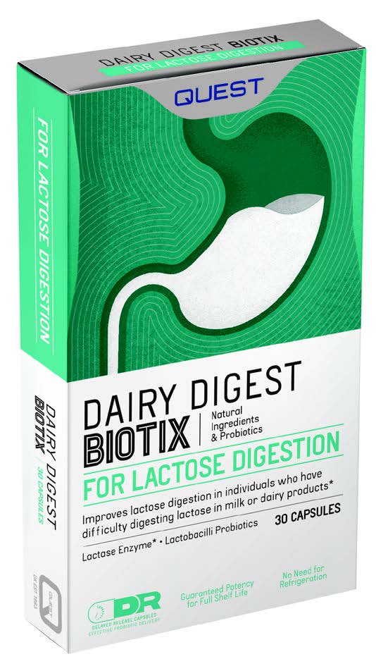 Dairy Digest Biotix 46402B Default Title / 1x30Caps