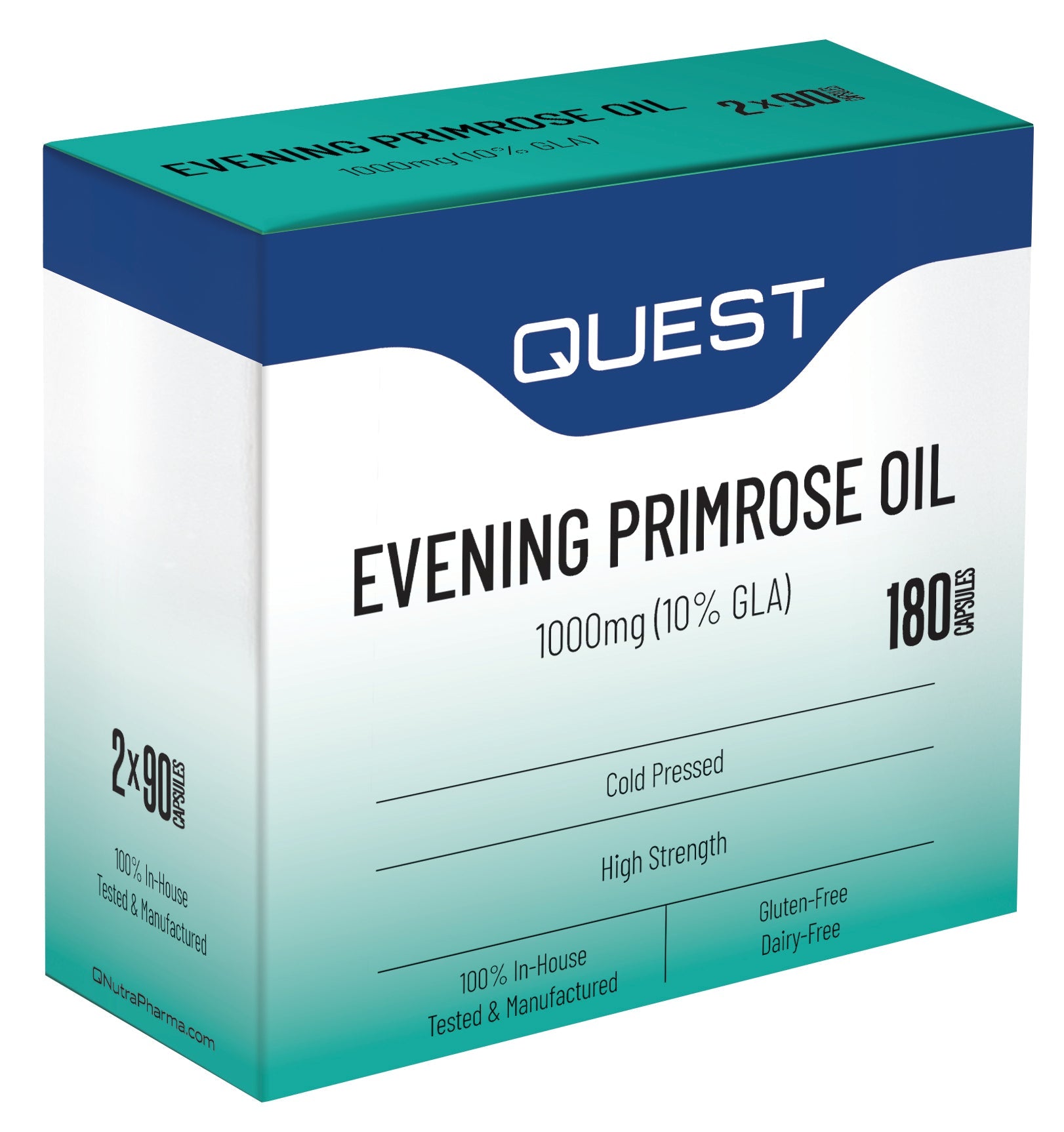 Evening Primrose Oil 1000mg Twin Box 46409B Default Title / 1x(2x90)Ca