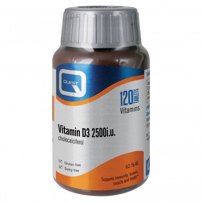 Vitamin D3 2500iu 46417B Default Title / 1x120Tabs