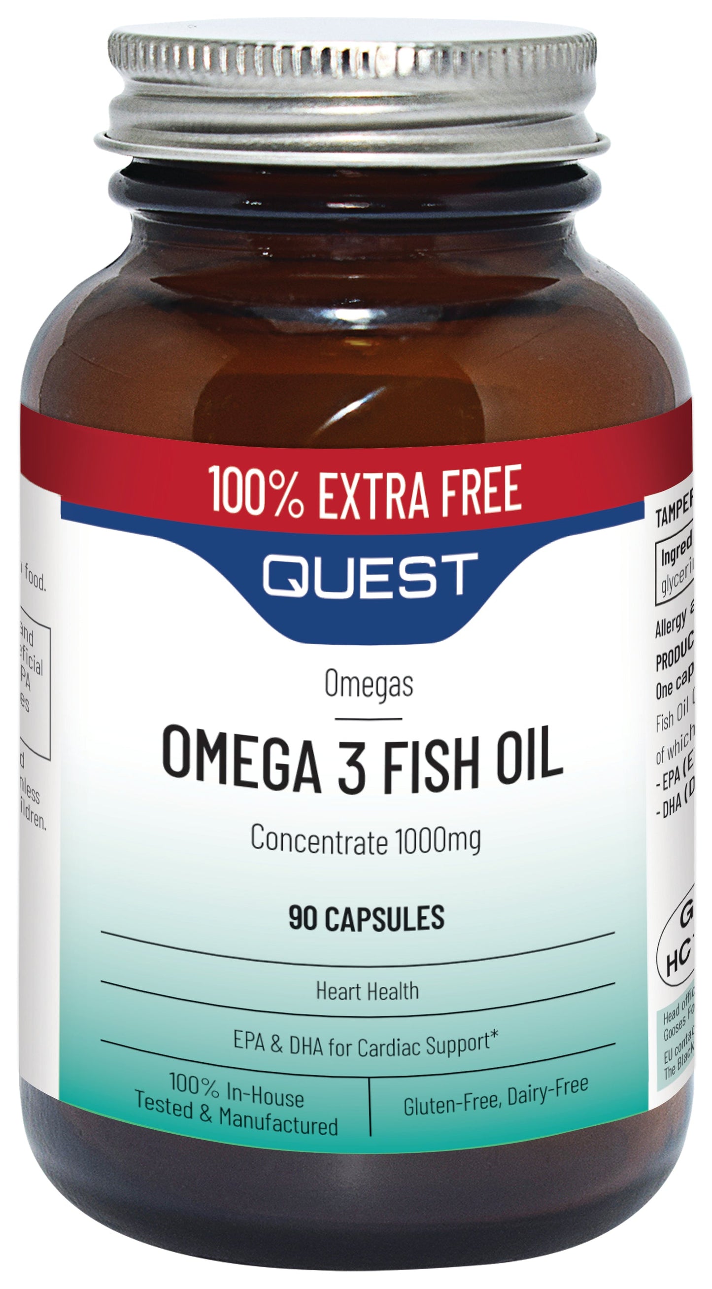 Omega 3 Fish Oils 100% Xtra 46421B