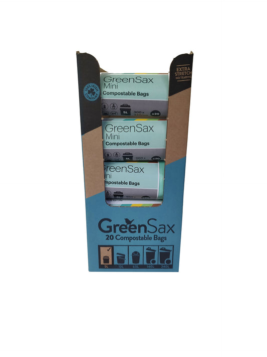Mini Bin 5 Ltr Compostable Bags 46823B Default Title / 30x20Bags