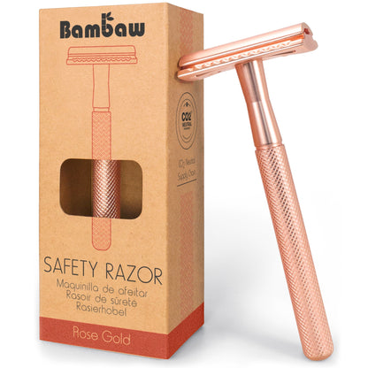 Metal Safety Razor - Rose Gold 47040B