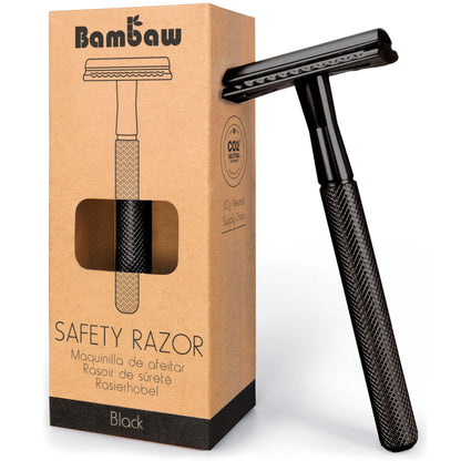 Metal Safety Razor - Black 47041B