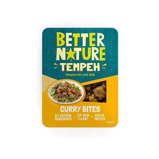 Curry Tempeh Bites 47724B Default Title / 1x180g