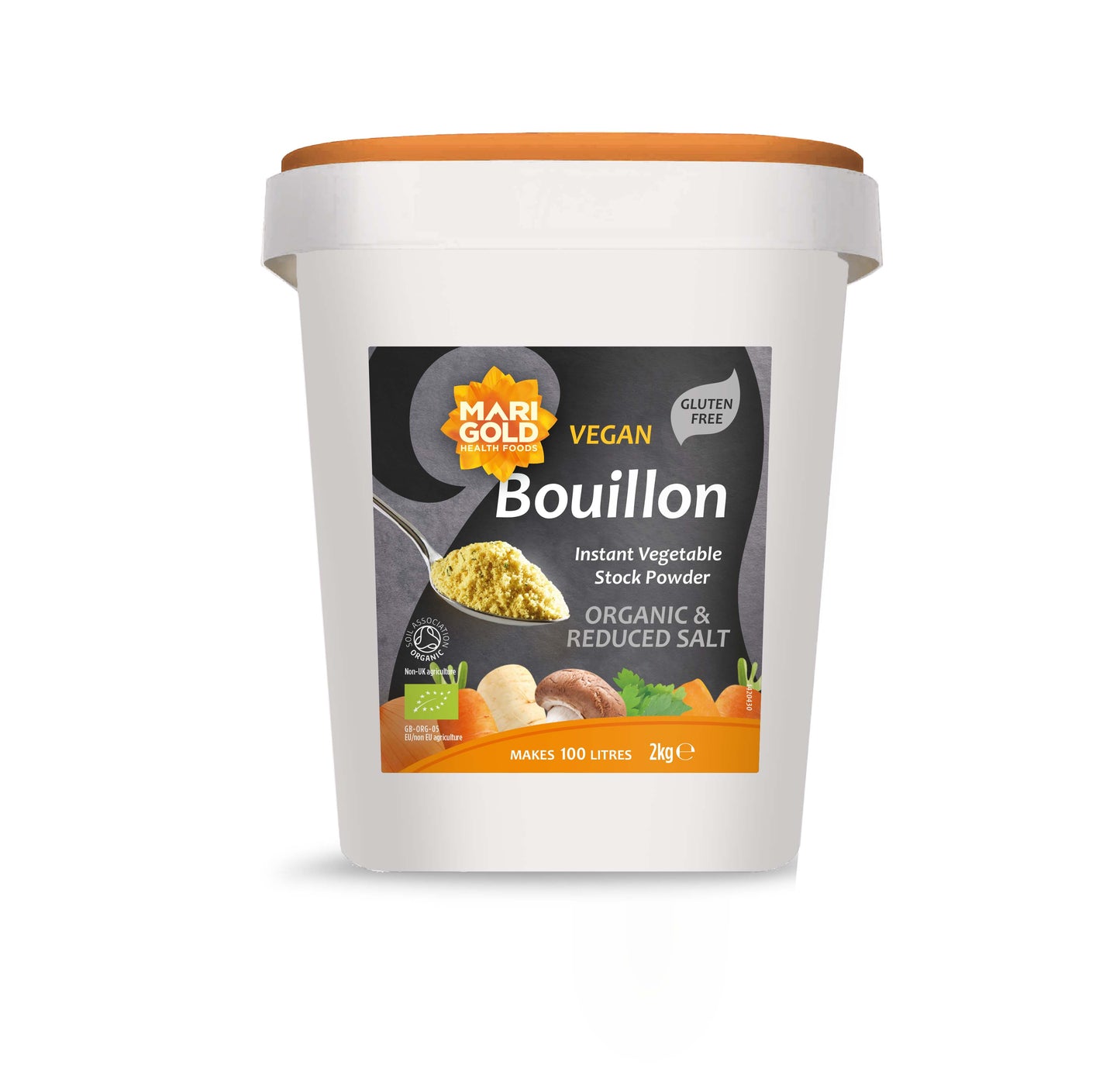 Vegan Less Salt Bouillon Grey Tub (O 48039A
