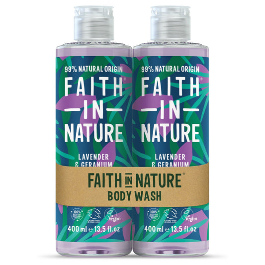 LavenderGeranium Banded Bodywash 48538B Default Title / Sgl-400ml