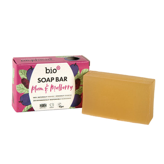 Bio-D Plum and Mulberry Boxed Soap B 48148B
